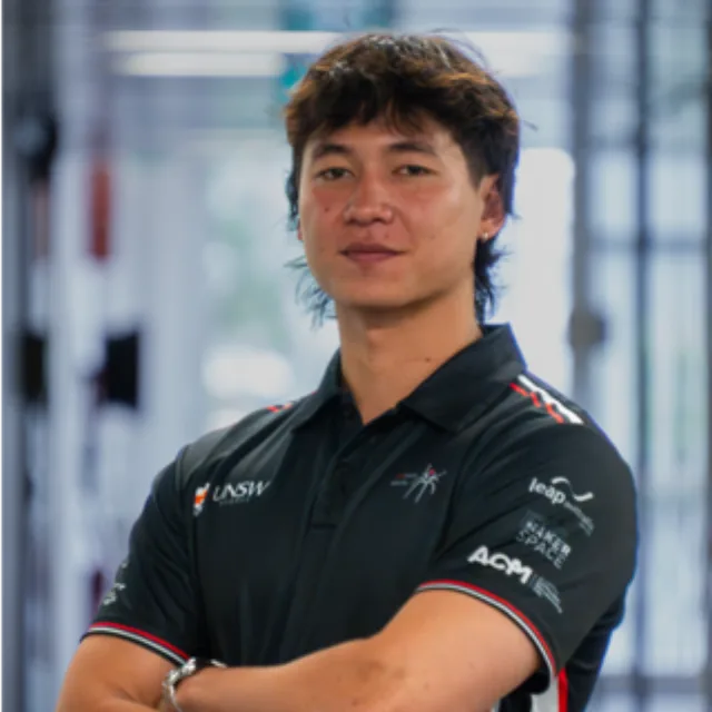 Alexander, a TutorWow tutor, in his UNSW team kit